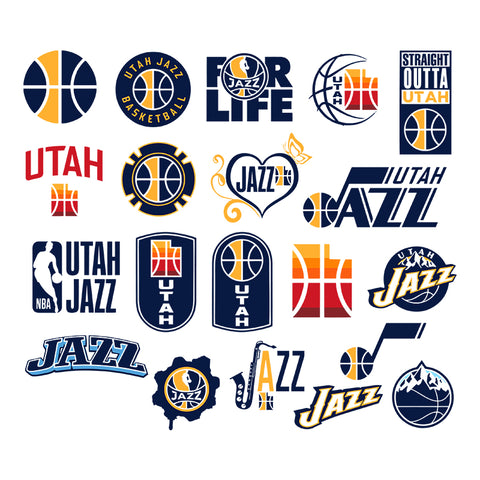 Utah Jazz, NBA Basketball SVG, SVG Files,SVG for cut, Digital Cut Files, NBA SVG