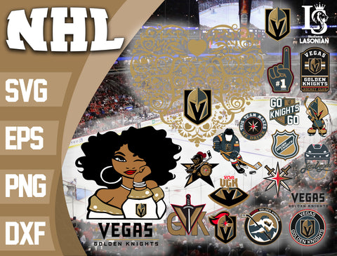 Bundle NHL svg, bundle logo Vegas Golden Knights svg dxf eps png file