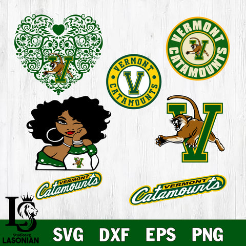 Bundle NCAA Vermont Catamounts eps dxf png file