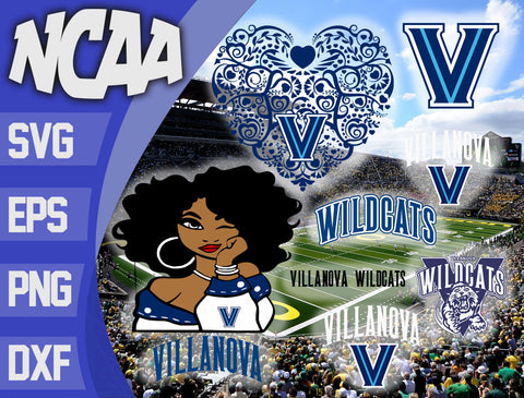 Villanova Wildcats svg eps dxf png file
