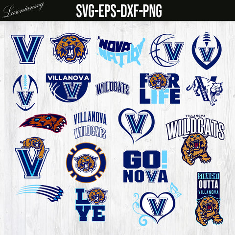 Villanova Wildcats, Villanova University SVG file, PNG file, DXF file, EPS file