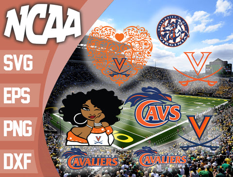 Bundle Virginia Cavaliers svg eps dxf png file