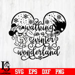 Walking in a Winter Wonderland svg eps dxf png file