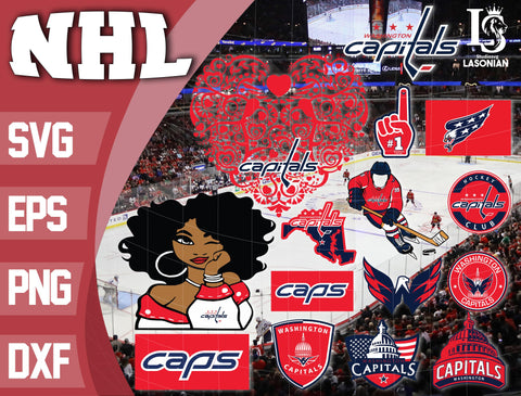 Bundle NHL svg, bundle logo Washington Capitals svg dxf eps png file