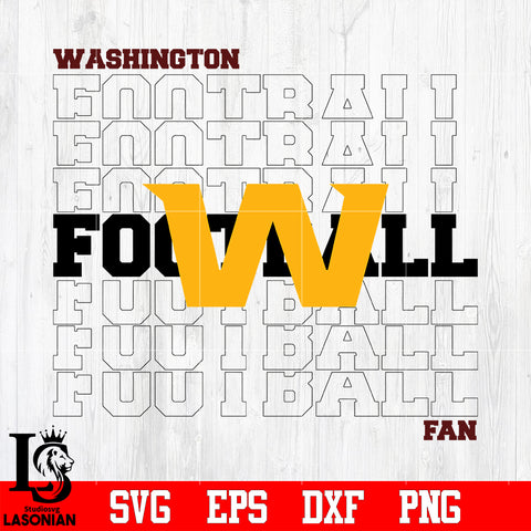Washington Football Team Fan svg eps dxf png file