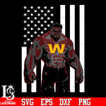 Washington Football Team hulk flag svg eps dxf png file