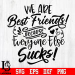 We are best friends Svg Dxf Eps Png file