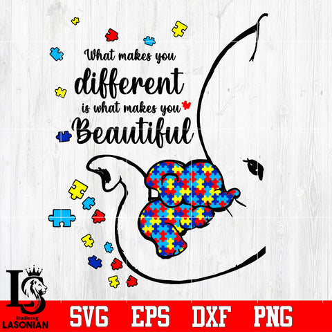 What Makes You Different Is What Makes You Beautiful svg dxf eps png file