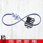 Wife badge police svg eps dxf png file