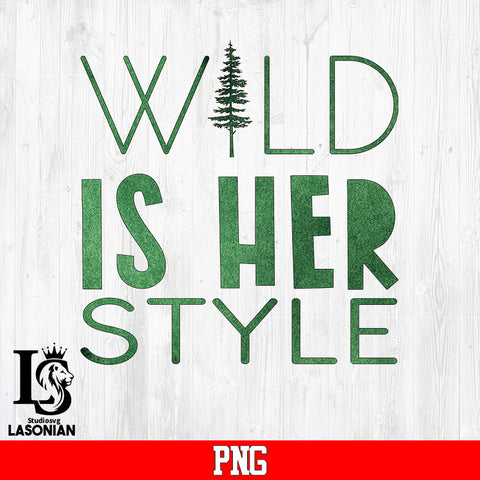 Wild Is Her Style svg,eps,dxf,png file