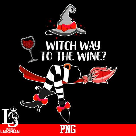 Witch Way To The Wine PNG file