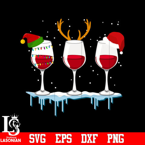 Women's Funny Christmas T Shirt, Just A Girl Who Loves Wine At Christmas, Wine Lover svg eps dxf png file