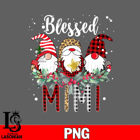 Womens Tu Blessed Mimi Christmas Leopard PNG file, Digital Download