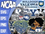 Yale Bulldogs svg,bundle Yale Bulldogs svg eps dxf png file, bundle ncaa svg, ncaa svg