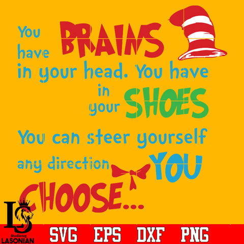 You have brains, feet, shoes, you choose Svg Dxf Eps Png file