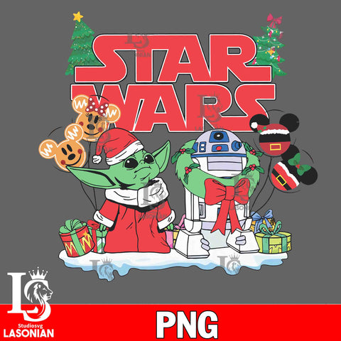 baby yoda , star wars christmas  PNG file, Digital Download