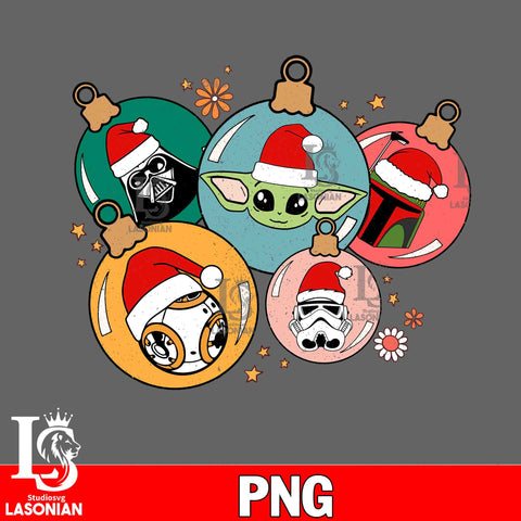baby yoda christmas,  friends christmas PNG file, Digital Download