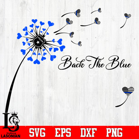 back the blue Svg Dxf Eps Png file