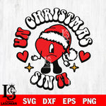 bad bunny christmas 2 svg eps dxf png file, Instant Download