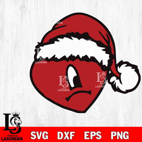bad bunny christmas svg eps dxf png file, Instant Download