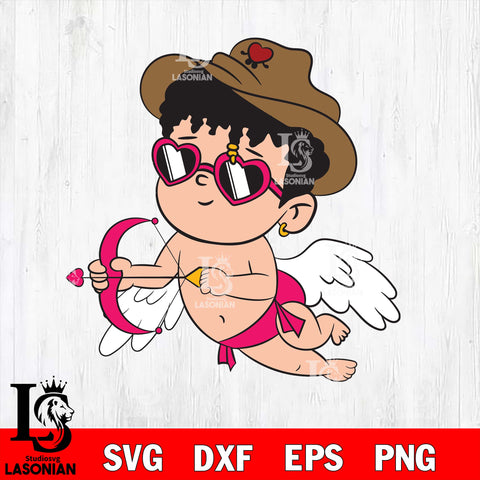 bad bunny valentines  svg ,Valentines Benito svg , Un San Valentin Sin Ti svg svg eps dxf png file, digital download