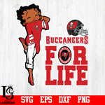 betty boop Tampa Bay Buccaneers svg,eps,dxf,png file