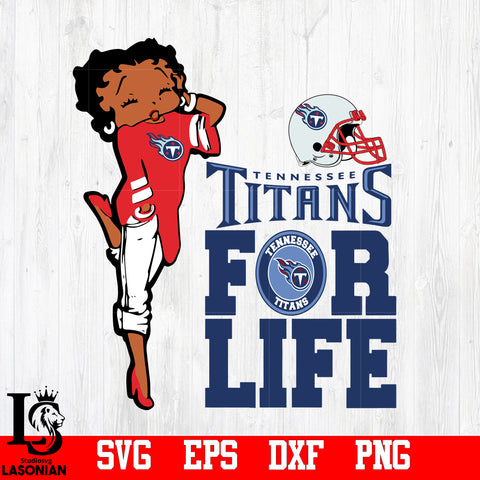 betty boop Tennessee Titans svg,eps,dxf,png file