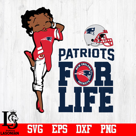 betty boop new england patriots svg,eps,dxf,png file