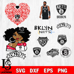 bundle bundle Brooklyn Nets svg eps dxf png file