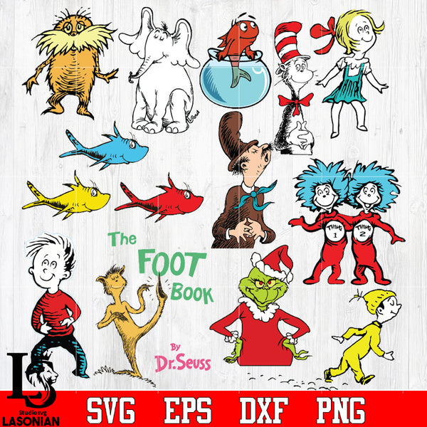 bundle Dr seuss, grich Svg Dxf Eps Png file – lasoniansvg