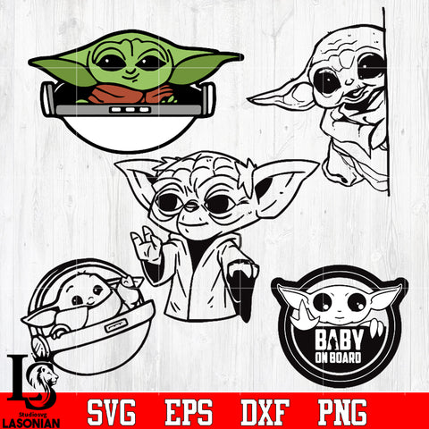 baby on board svg dxf eps png file