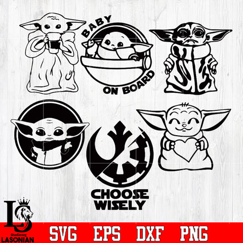 bundle Choose wisely, baby on board Svg Dxf Eps Png file