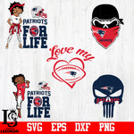 bundle new england patriots svg,eps,dxf,png file