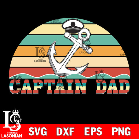 captain dad svg dxf eps png file Svg Dxf Eps Png file