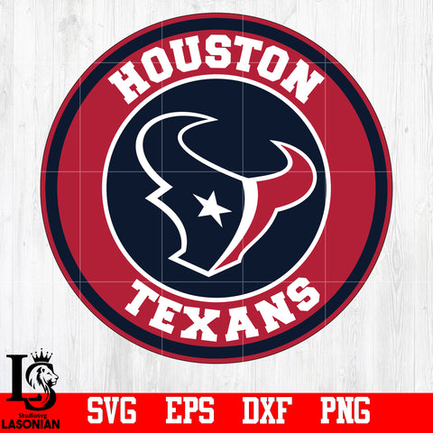 circle Houston Texans svg,eps,dxf,png file