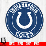 circle Indianapolis Colts svg,eps,dxf,png file