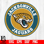 circle Jacksonville Jaguars svg,eps,dxf,png file