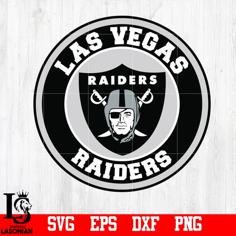 circle Las Vegas Raiders svg,eps,dxf,png file
