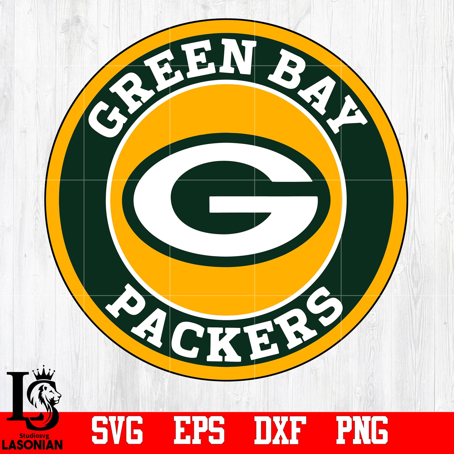 circle green bay packers svg,eps,dxf,png file