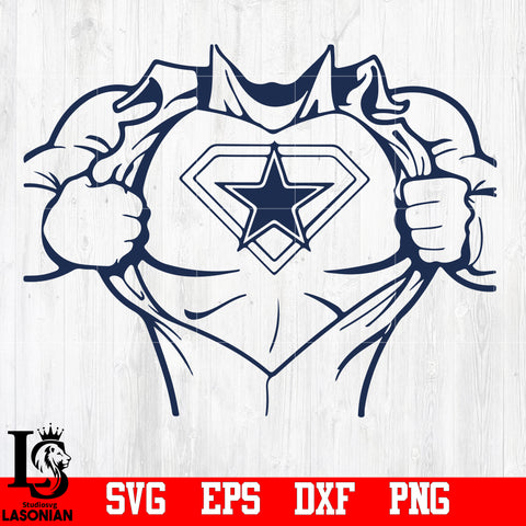 dallas cowboys,superman svg,eps,dxf,png file