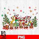 disney christmas  png file, digital download