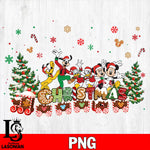 disney christmas  png file, digital download