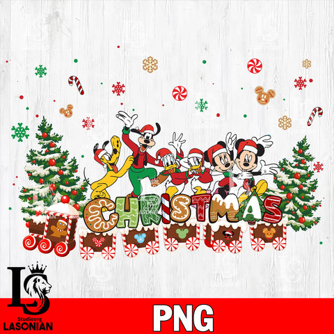 disney christmas  png file, digital download