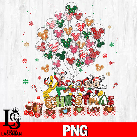 disney christmas, mickey christmas PNG  file, digital download