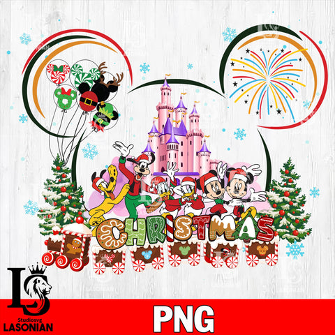 disney christmas, mickey christmas PNG 3  file, digital download