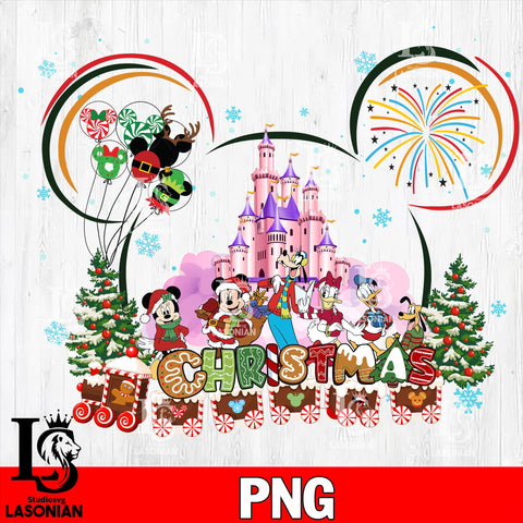 disney christmas, mickey christmas PNG file, digital download