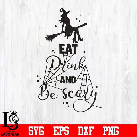eat drink and be scary svg dxf eps png file