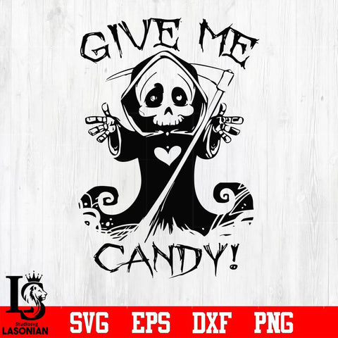 give me candy svg, halloween svg, png, dxf, eps digital file