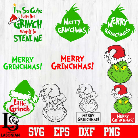 grinch bundle 26 file svg dxf pdf png file