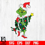 grinch christmas tree svg eps dxf png file